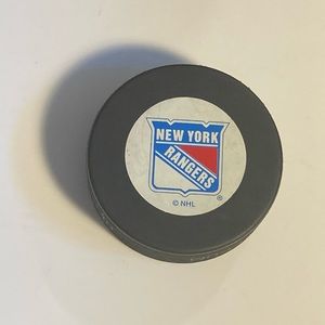 NY Rangers Hockey Puck